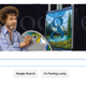 Illustration for article titled Finally, Google Doodles Bob Ross, Americas Favorite Doodler